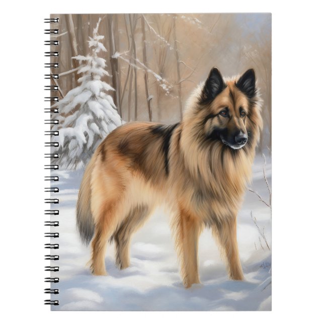 Carnet Tervuren Belge Qu'il neige Noël (Devant)
