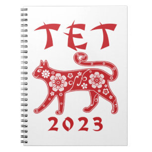 Carnet Tet 2023 Nouvel An vietnamien du chat