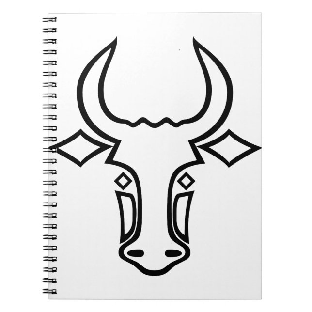 Carnet Tête Bull (Devant)