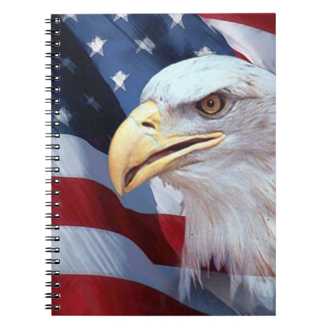 Carnet tête d'aigle chauve (Devant)