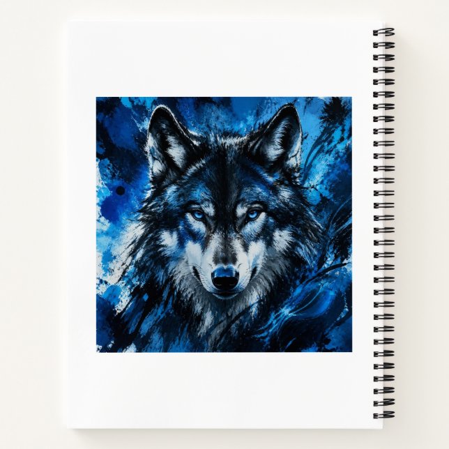 Carnet Tête de loup (Dos)