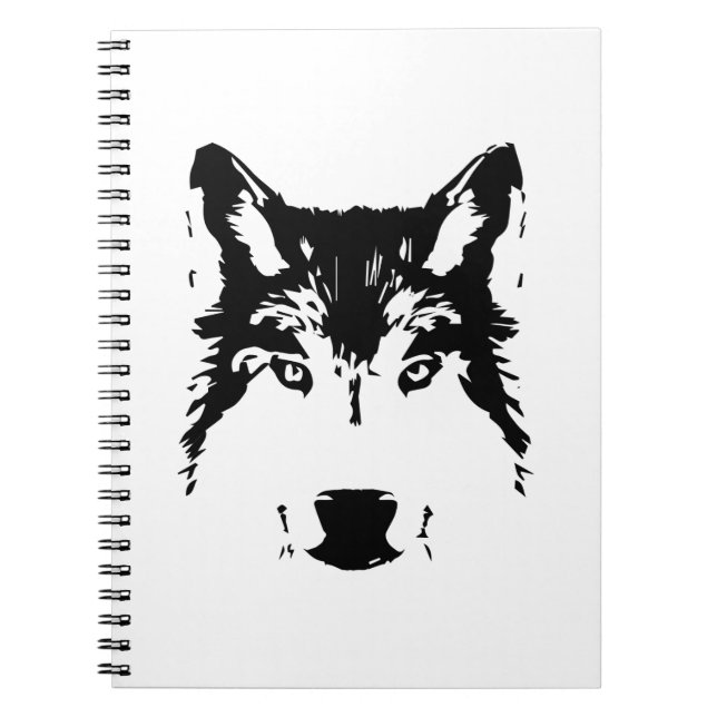 Carnet Tête de loup (Devant)