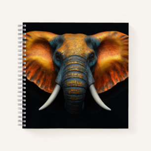 Carnet Tête d'éléphant d'Afrique