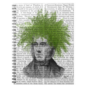 Carnet Tête d'usine de tête de fougère d'asperge