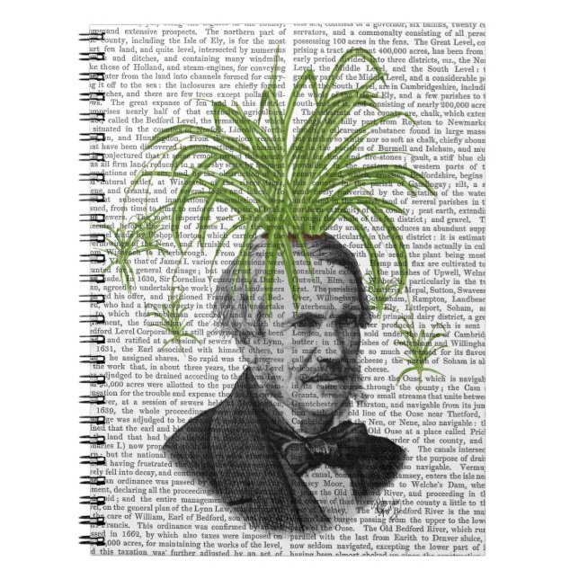 Carnet Tête Plante Spider (Devant)