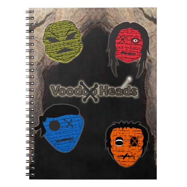 Carnet Têtes vaudou ~ Grotte (Devant)