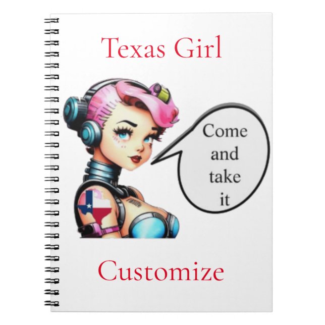 Carnet Texas Girl Thunder_Cove (Devant)