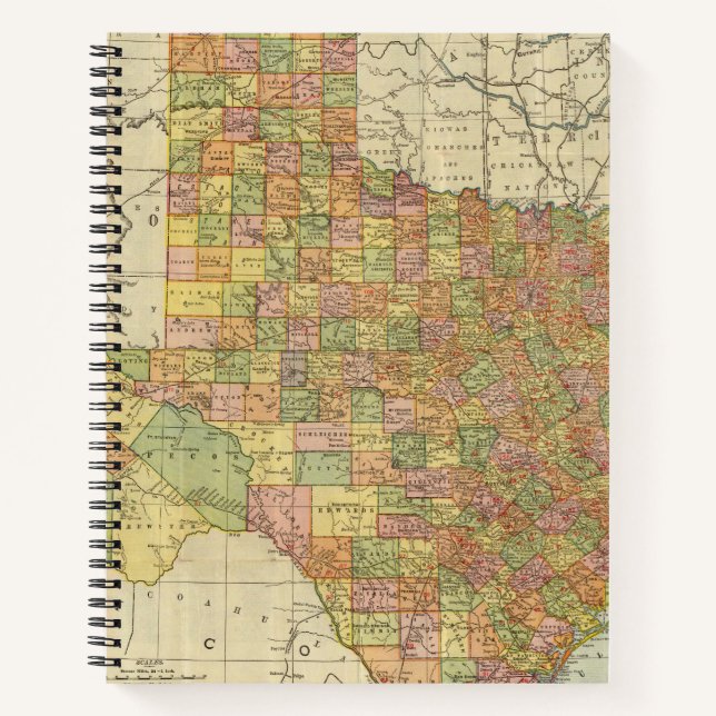 Carnet Texas par Rand McNally (Devant)
