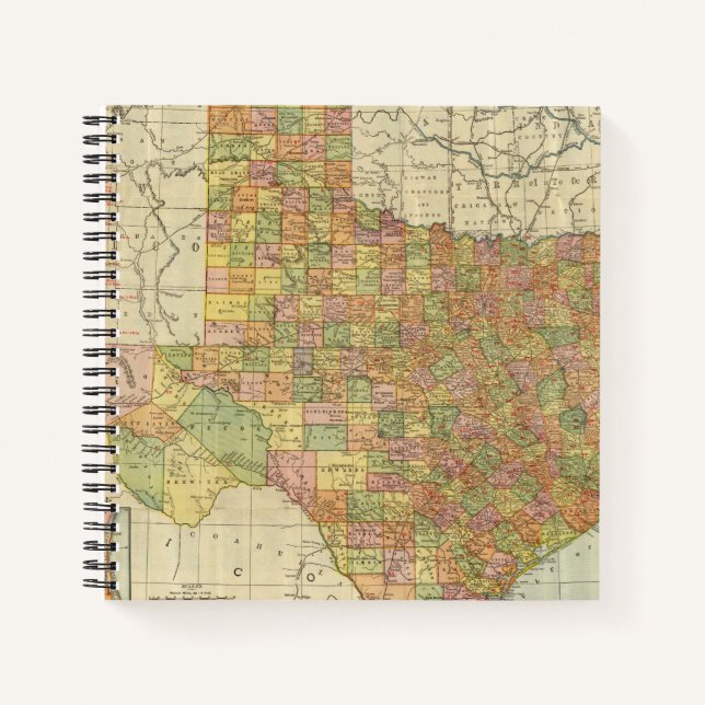 Carnet Texas par Rand McNally (Devant)