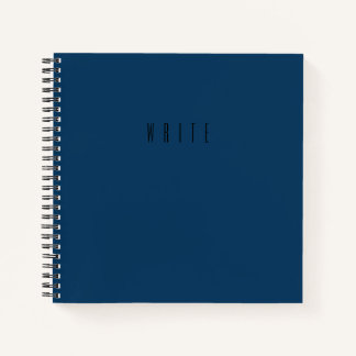 Carnet Texte de typographie en écriture bleue