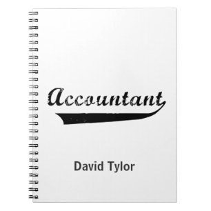 Carnet Texte du Accountant Sports Style