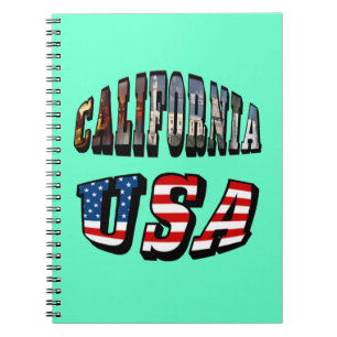 Carnet Texte du drapeau de la Californie