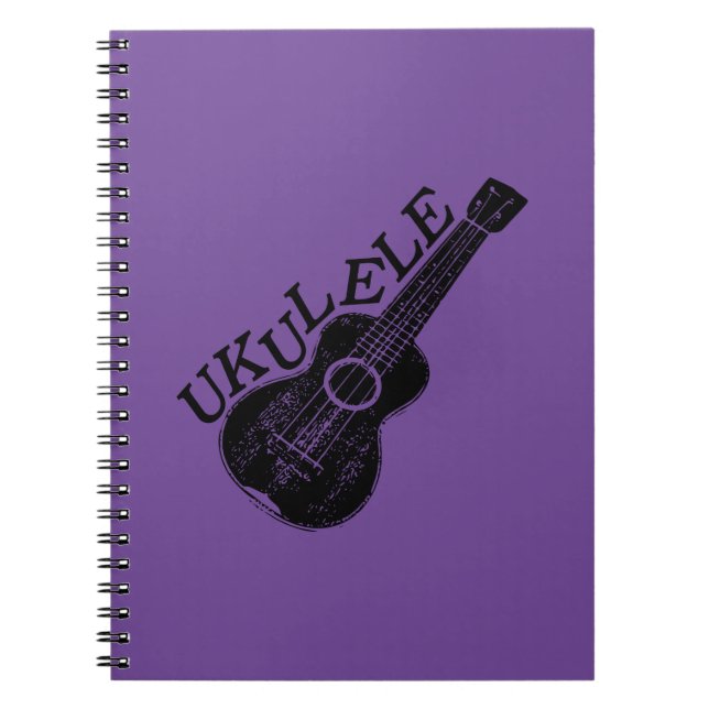Carnet Texte Et Image Ukulele (Devant)