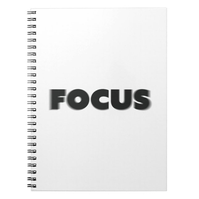 Carnet Texte flou focalisé (Devant)