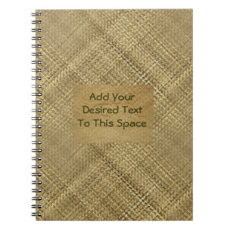 Carnet Texte personnalisable de couverture d'effet