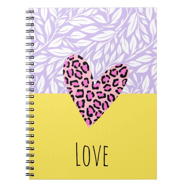 Carnet Texte personnalisé Bloc de couleur graphique vibra (Devant)