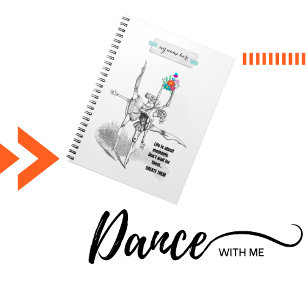 Carnet TEXTE PERSONNALISÉ - Dansons
