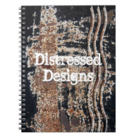 Texte Personnalisé Noir Rusty Metal Grunge Photogr