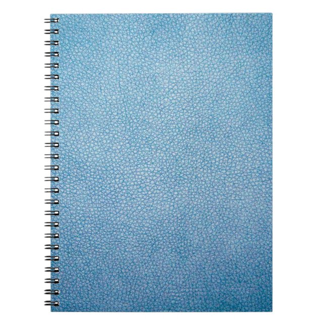 Carnet textile bleu (Devant)