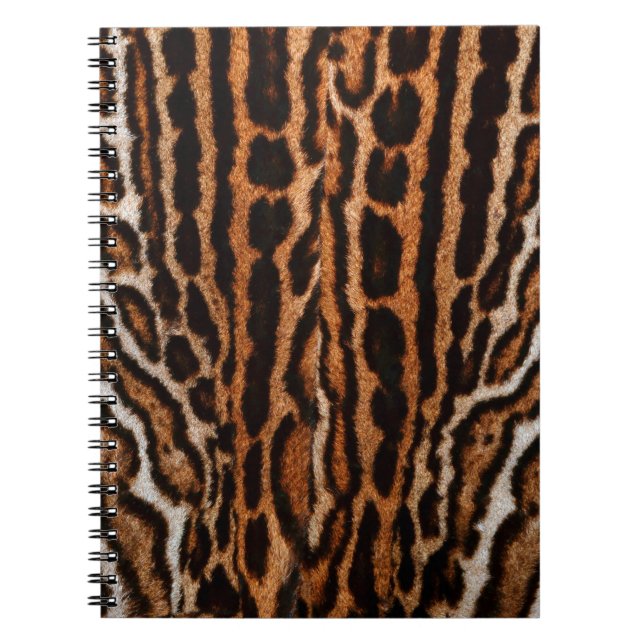 Carnet texture arrière - plan de fourrure de léopard (Devant)