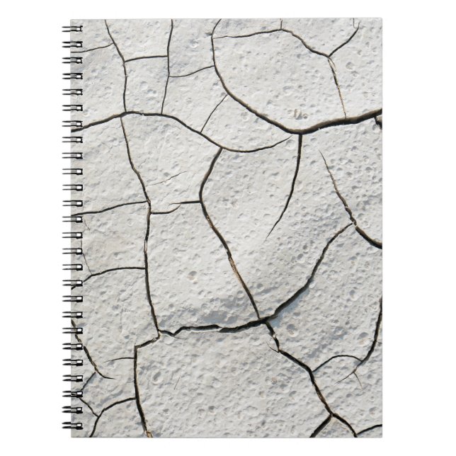 Carnet Texture Cool de la tête de terre fissurée (Devant)