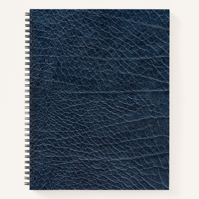 Carnet Texture de cuir cognac vintage usé (Devant)