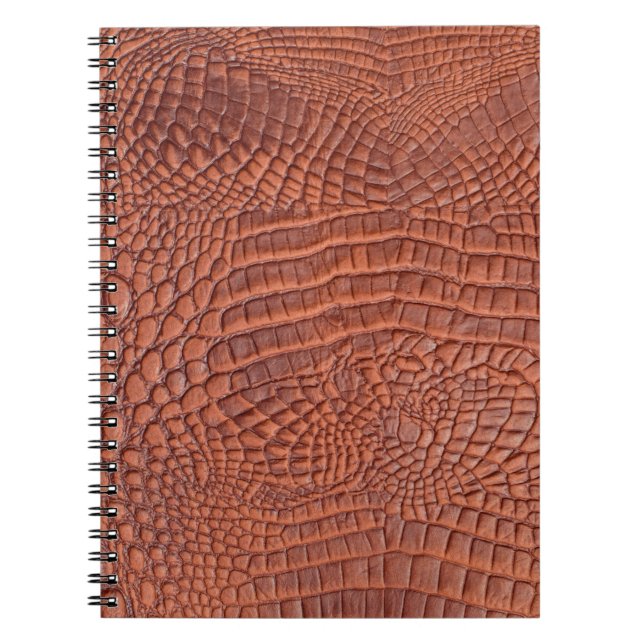Carnet texture de fond en cuir Brown, abstrait, a (Devant)