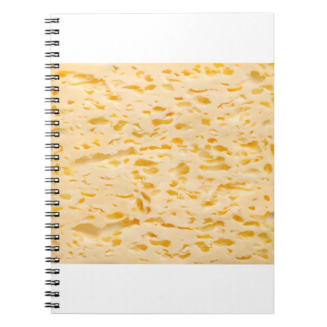 Carnet Texture de fromage avec trous (Devant)