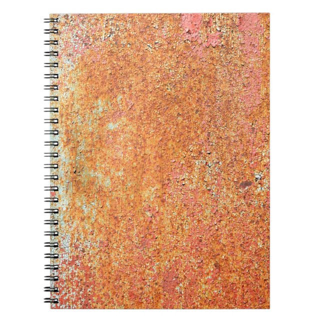 Carnet Texture de l'ancien métalabstrait peint, l'âge, an (Devant)