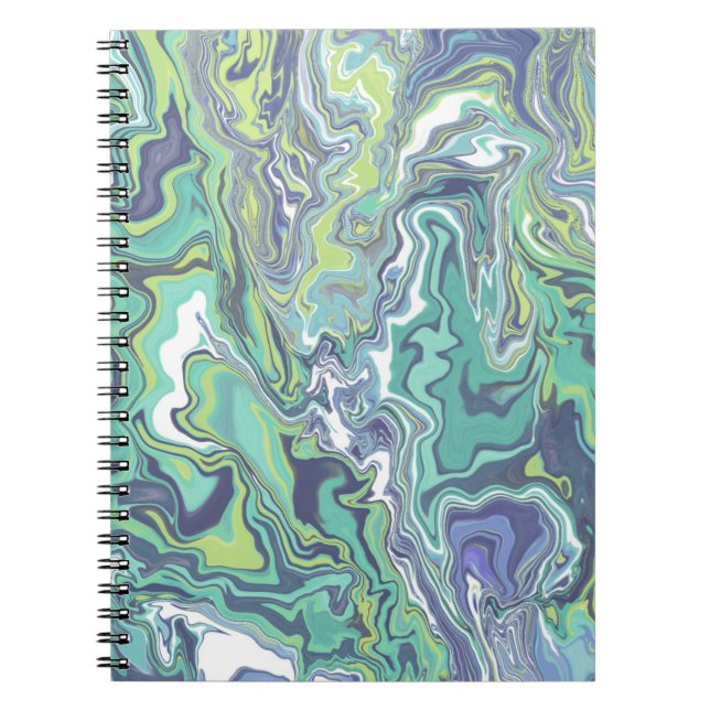 Carnet Texture de marbre Motif mûre (Devant)