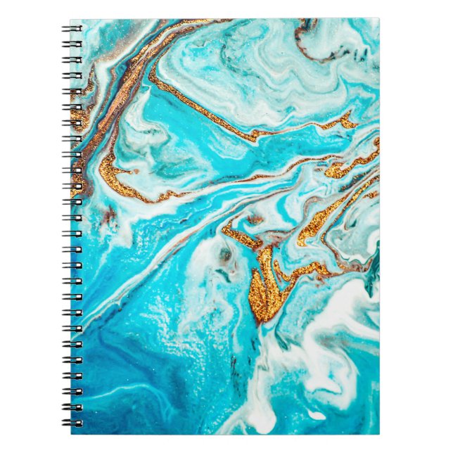 Carnet Texture de marbre. Technique orientale. ar contemp (Devant)