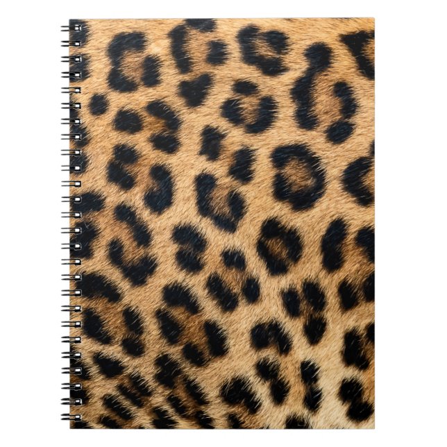 Carnet Texture de peau de léopard (Devant)