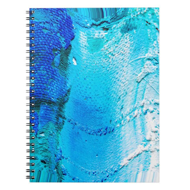 Carnet Texture de peinture à l'huile Abstraite sur toile, (Devant)