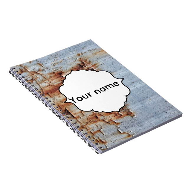 Carnet Texture de peinture d'épluchage (Côté Droit)