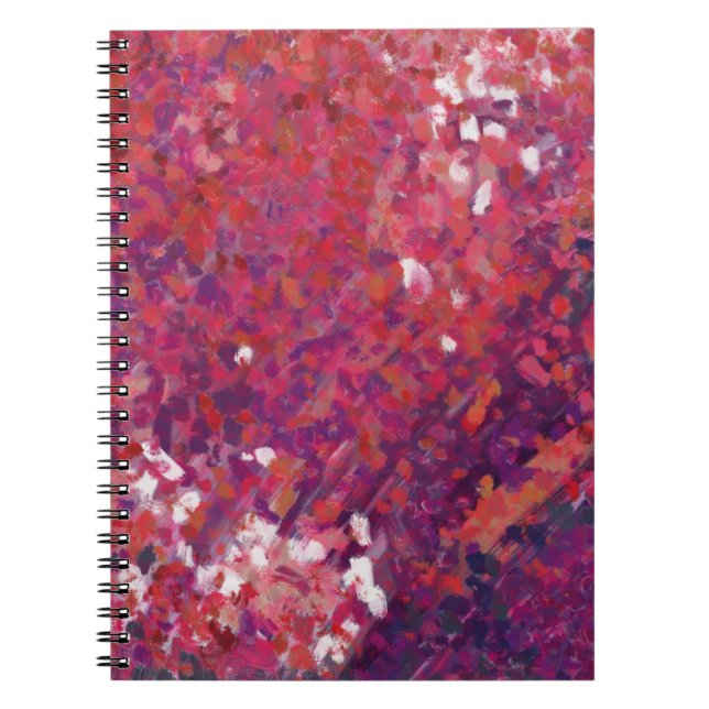 Carnet Texture de peinture multicolore (Devant)