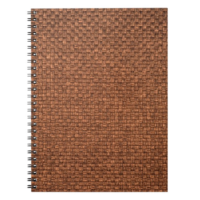 Carnet texture de tissu brun pour arrière - plan (Devant)