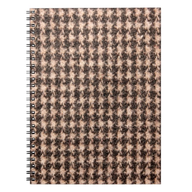 Carnet Texture du tissu de design écossais. (Devant)