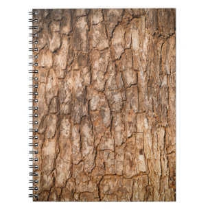 Carnet Texture écorce d'arbre, arrière - plan de bois nat