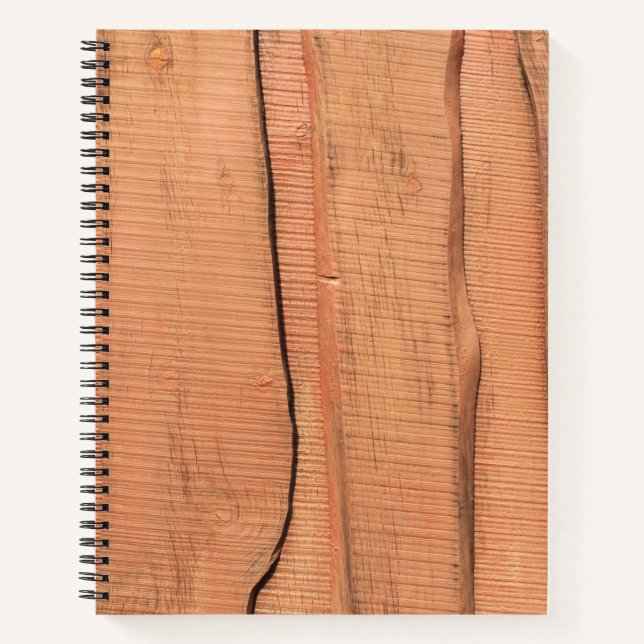 Carnet Texture en bois (Devant)