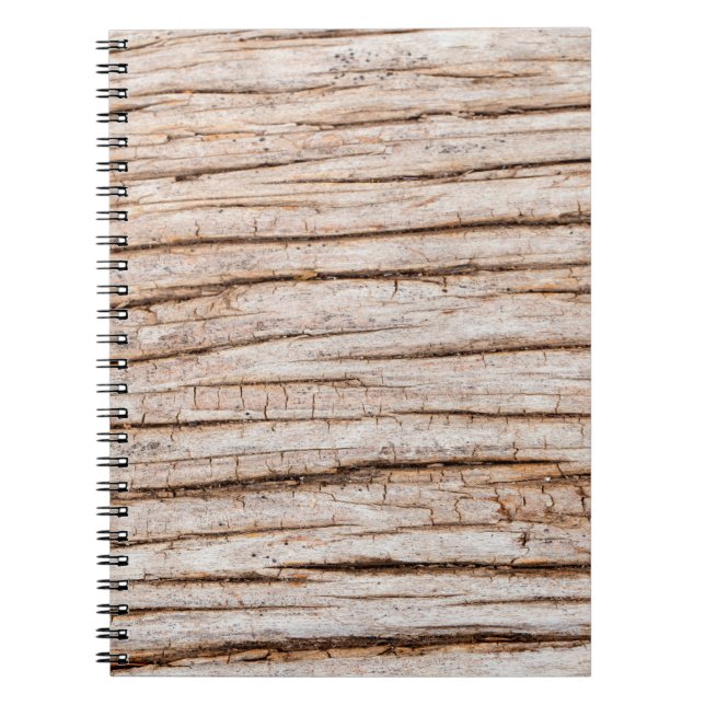 Carnet Texture en bois foncé. arrière - plan Abstrait Vin (Devant)