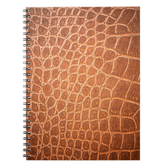 Carnet texture en cuir Brown pour arrière - plan (Devant)