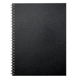 Carnet Texture en cuir noir ou arrière - plan. cuir, text