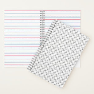 Carnet Texture Géométrique Monochrome Motif Diamant Sans