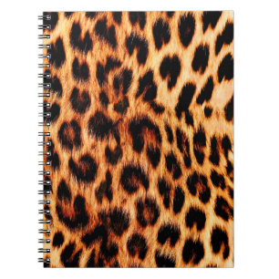 Carnet Texture léopard, motif sans couture d'animal afric