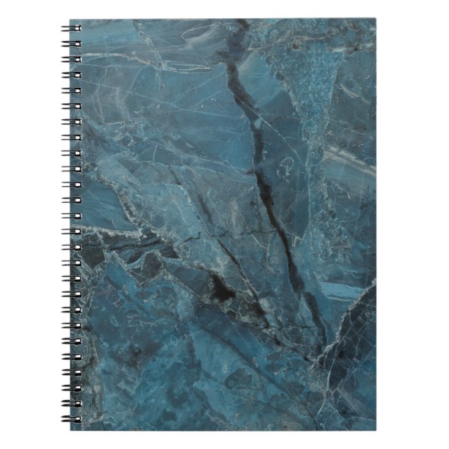 Carnet texture marbre bleu arrière - plan, marbre italien (Devant)