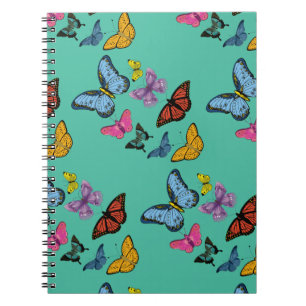 Carnet Texture motif papillon
