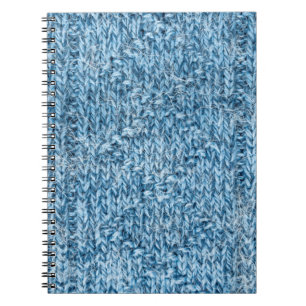 Carnet texture motif tricotée