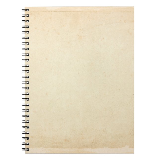 Carnet Texture papier jaunâtre vieilli (Devant)