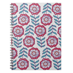 Carnet Texture Vintage florale sans fin