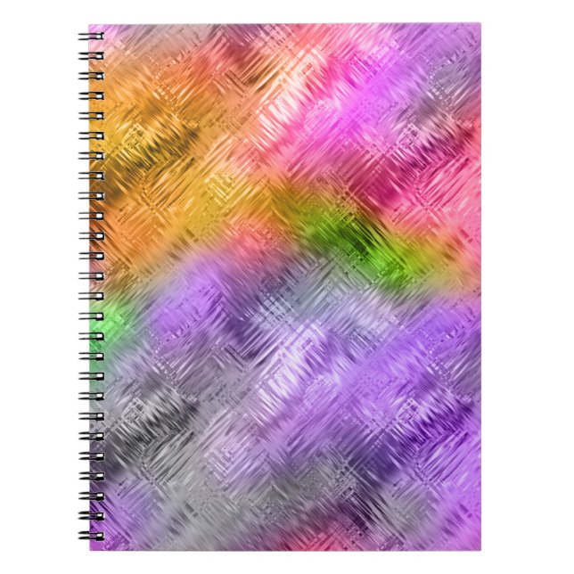 Carnet Texture violette de l'Amétrine de verre (Devant)